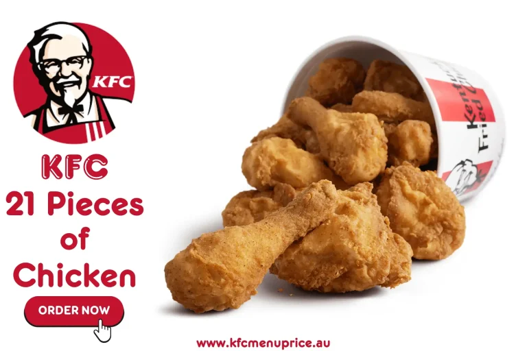 KFC 21 Pieces of chicken Prices